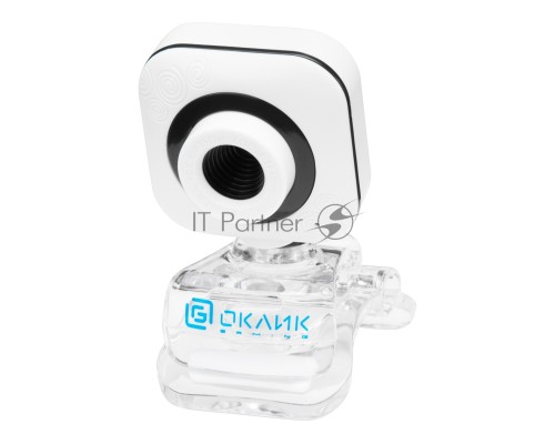 Камера Web Оклик OK-C8812 белый 0.3Mpix (640x480) USB2.0 с микрофоном