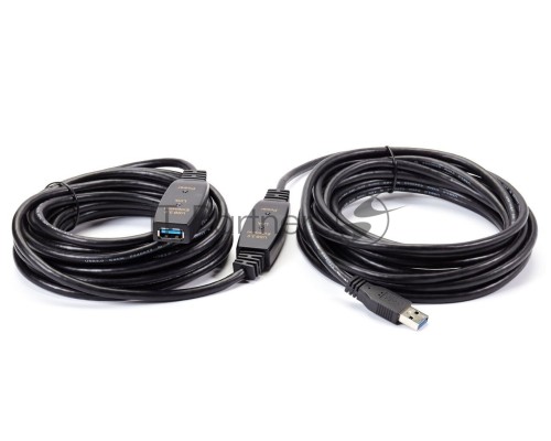 Кабель-адаптер USB3.0-repeater Aopen, удлинительный активный <Am-->Af> 10м