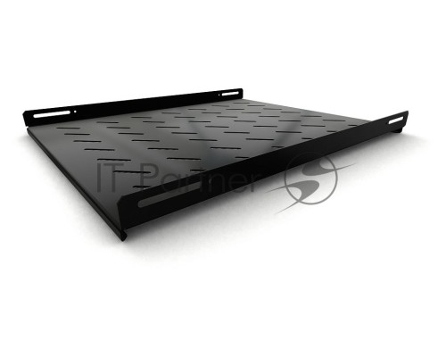 Полка стационарная Hyperline TSH3L-650-RAL9004 (TSH3L-650-RAL9005) глубина 650 мм, с боковым креплением, нагрузка до 20 кг, для шкафов серии TTB, TTR, TTC2, 485х650мм (ШхГ), цвет черный
