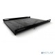 Полка стационарная Hyperline TSH3L-650-RAL9004 (TSH3L-650-RAL9005) глубина 650 мм, с боковым креплением, нагрузка до 20 кг, для шкафов серии TTB, TTR, TTC2, 485х650мм (ШхГ), цвет черный