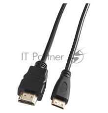 Кабель аудио-видео Buro mini-HDMI (m)/HDMI (m) 3м. черный (BHP-MINHDMI-3)