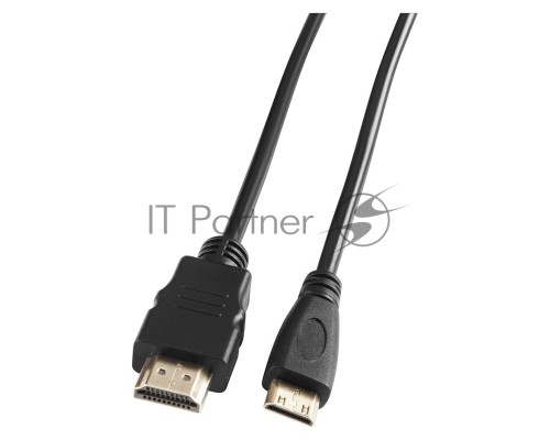 Кабель аудио-видео Buro mini-HDMI (m)/HDMI (m) 5м. черный (BHP-MINHDMI-5)