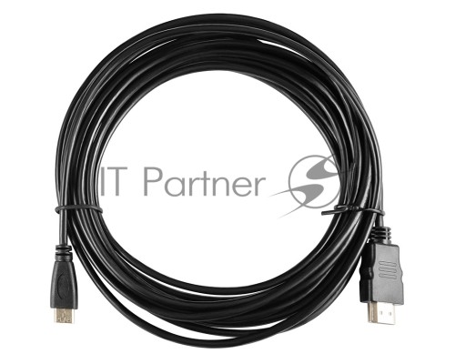 Кабель аудио-видео Buro mini-HDMI (m)/HDMI (m) 5м. черный (BHP-MINHDMI-5)