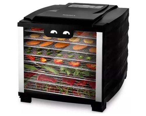 [Пылесос] Сушка для фруктов и овощей Kitfort КТ-1921 9под. 800Вт черный