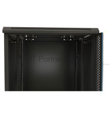 Шкаф настенный Hyperline TWB-0966-SR-RAL9004 19-дюймовый (19