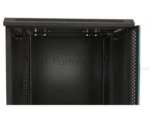 Шкаф настенный Hyperline TWB-0966-SR-RAL9004 19-дюймовый (19