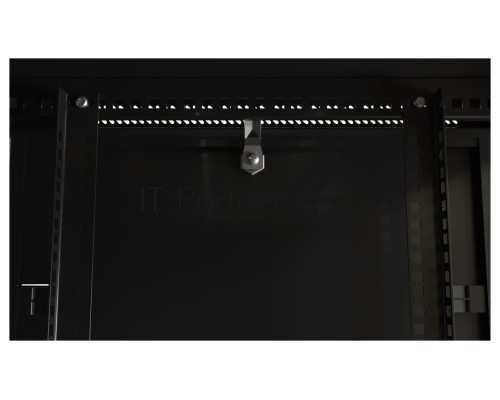 Шкаф настенный Hyperline TWB-0966-SR-RAL9004 19-дюймовый (19