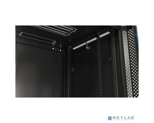 Шкаф настенный Hyperline TWB-0966-SR-RAL9004 19-дюймовый (19