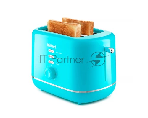 Тостер Kitfort КТ-2050-3 850Вт бирюзовый
