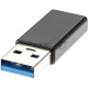Адаптер VCOM USB3.0 TypeC (F) <-->USB3.0 (M) <CA436M>