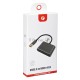Кабель-переходник USB 3.0 (Am) --> HDMI(f)+VGA(f), Aluminum Shell, VCOM <CU322M>