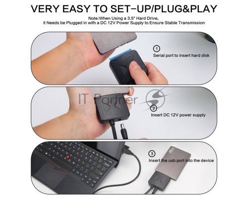 Кабель-адаптер USB3.0 ---SATA III 2.5/3,5