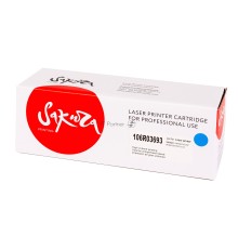 Картридж Sakura 106R03693 для Xerox Phaser 6510, WC 6515, голубой, 4300 к.