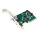 Контроллер USB  Gembird SPCR-02, в PCI, порты: 2 внешн. USB 3.0 Type-C