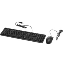 Комплект (клавиатура+мышь) A4TECH KR-3330S, USB, проводной, черный
