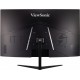Монитор жидкокристаллический ViewSonic LCD 32'' [16:9] 1920х1080(FHD) VA, Curved, nonGLARE, 300cd/m2, H178°/V178°, 4000:1, 80M:1, 16,7 миллионов цветов, 1ms, VGA, 2xHDMI, DP, Tilt, Speakers, 3Y, Black