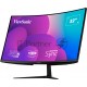 Монитор жидкокристаллический ViewSonic LCD 32'' [16:9] 1920х1080(FHD) VA, Curved, nonGLARE, 300cd/m2, H178°/V178°, 4000:1, 80M:1, 16,7 миллионов цветов, 1ms, VGA, 2xHDMI, DP, Tilt, Speakers, 3Y, Black