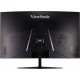 Монитор жидкокристаллический ViewSonic LCD 32'' [16:9] 1920х1080(FHD) VA, Curved, nonGLARE, 300cd/m2, H178°/V178°, 4000:1, 80M:1, 16,7 миллионов цветов, 1ms, VGA, 2xHDMI, DP, Tilt, Speakers, 3Y, Black
