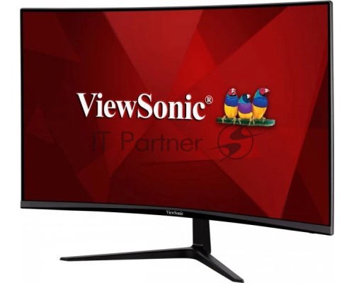 Монитор жидкокристаллический ViewSonic LCD 32'' [16:9] 1920х1080(FHD) VA, Curved, nonGLARE, 300cd/m2, H178°/V178°, 4000:1, 80M:1, 16,7 миллионов цветов, 1ms, VGA, 2xHDMI, DP, Tilt, Speakers, 3Y, Black