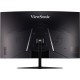Монитор жидкокристаллический ViewSonic LCD 32'' [16:9] 1920х1080(FHD) VA, Curved, nonGLARE, 300cd/m2, H178°/V178°, 4000:1, 80M:1, 16,7 миллионов цветов, 1ms, VGA, 2xHDMI, DP, Tilt, Speakers, 3Y, Black