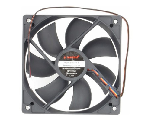 [Вентилятор] Gembird Вентилятор 120x120x25 гидродинамический 4 pin провод 30 см (D12025HM-4)