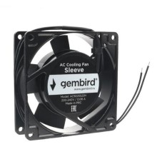 Gembird Вентилятор 92x92x25 AC 220 втулка 2 pin провод 30 см [AC9225S22H]