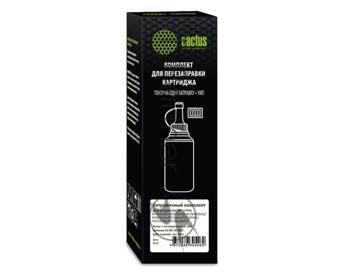 Тонер Cactus CS-RK-CF226X черный флакон 250гр. (в компл.:чип) для принтера HP LJ Pro M402/M426