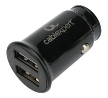 Cablexpert Автомобильное зарядное устройство 12Вт, 2.4А, 2xUSB, черный, пакет (MP3A-UC-CAR21)