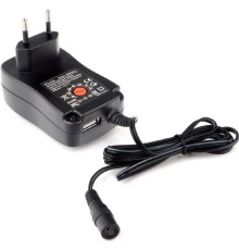 Gembird Блок питания универсальный 3В-12В, 30Вт, порт USB, 8 штекеров (NPA-AC5)