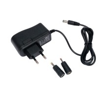 Gembird Блок питания узкий 5В/2А, 10Вт, 3 штекера 5,5х2,1+4x1,7+3,5x1,35мм (NPA-AC12)