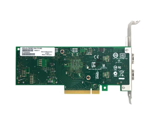 Сетевой Адаптер Intel Ethernet Converged Network Adapter X710-DA2, 10GbE/1GbE dual ports SFP+, open optics, PCI-E 3.0x8 (Low Profile and Full Height brackets included) bulk