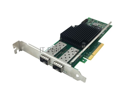 Сетевой Адаптер Intel Ethernet Converged Network Adapter X710-DA2, 10GbE/1GbE dual ports SFP+, open optics, PCI-E 3.0x8 (Low Profile and Full Height brackets included) bulk