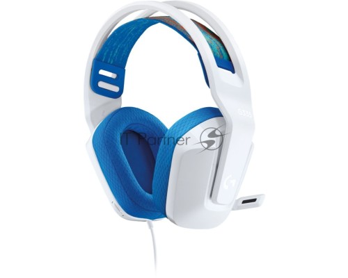 Гарнитура Logitech Headset G335 Wired  White Gaming  -3.5 мм