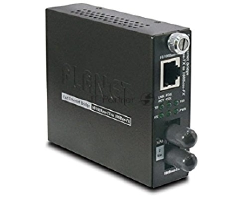 Медиаконвертер PLANET Technology FST-801 10/100Base-TX to 100Base-FX (ST) Smart Media Converter
