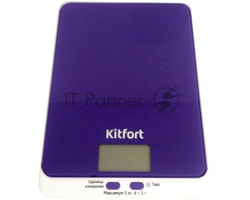 Кухонные весы Kitfort КТ-803-6 фиолетовый