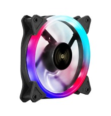 Exegate EX295969RUS Вентилятор 12В DC с подсветкой ExeGate EX12025H3P4PSR-PWM.ARGB (120x120x25 мм, Hydraulic bearing (гидродинамический), 5V ARGB 3pin, 4pin PWM, 1200RPM, ARGB подсветка, 26dBA)