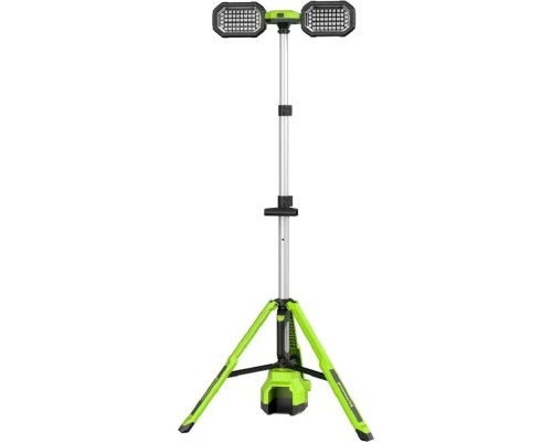 [Фены] Greenworks Мачта  светодиодная осветительная аккумуляторная, 24V /110-240V, 3000 ЛМ (без АКБ и ЗУ) [3503207]