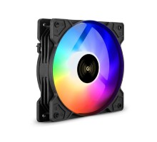 Exegate EX295965RUS Вентилятор 12В DC с подсветкой ExeGate EX12025HM3PM.FRGB.5CS (120x120x25 мм, Hydraulic bearing (гидродинамический), 3pin+Molex, FRGB подсветка, 24dBA)