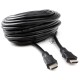 Кабель HDMI Cablexpert CC-HDMI4L-20M, 20м, v2.0, 19M/19M, серия Light, черный, позол.разъемы, экран, пакет