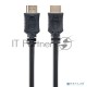 Кабель HDMI Cablexpert CC-HDMI4L-20M, 20м, v2.0, 19M/19M, серия Light, черный, позол.разъемы, экран, пакет