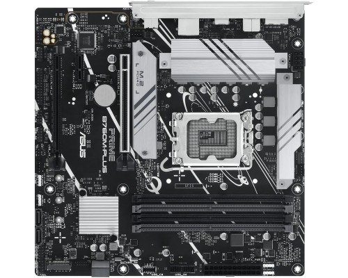 [Материнская плата] ASUS PRIME B760M-PLUS (Socket 1700, mATX, 4xDDR5(192GB), DP/HDMI 2.1, 2xPCIe 4.0x16/1xPCIe 4.0, 1xLAN (2.5GbE), 4xSATA 6Gb/s, 2xM.2, 2xUSB 3.2, 4xUSB 2.0, 1xPS/2)