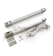 Осветительная панель Hyperline TL19-LED-10W-EU 19 дюймов, LED 10W, 110/220V, 19 дюймовое крепление+ магнитное крепление, 485х31х48мм, длина кабеля 2м, евровилка