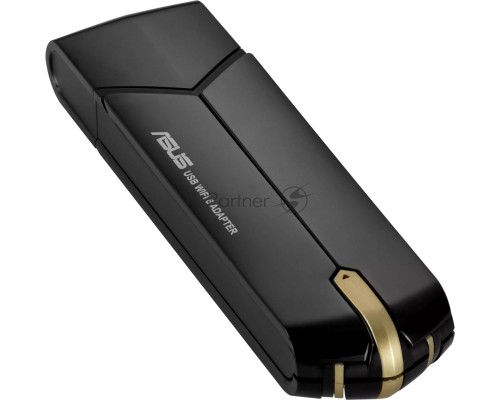 Адаптер ASUS USB-AX56 // WI-FI 802.11ax, 567 + 1201 Mbps USB 3.0 Adapter + внешняя антенна ; 90IG06H0-MO0R00