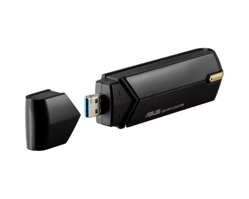 Адаптер ASUS USB-AX56 // WI-FI 802.11ax, 567 + 1201 Mbps USB 3.0 Adapter + внешняя антенна ; 90IG06H0-MO0R00