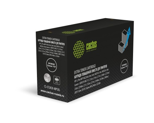 [расходные материалы] Картридж лазерный Cactus CS-CF283X-MPSXL CF283X/Canon 737 черный (8000стр.) для HP LJ Pro MFP M225dn/dw/rdn/M201n/dw/M202n/dw;Canon i-SENSYS MF211/212w/216n/217w/226dn/227dw/236n/229dw/231/232w/237w/2