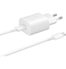 Сетевое зарядное устройство Samsung EP-TA800,  USB type-C,  USB type-C,  25Вт,  3A,  белый [ep-ta800xwegww]