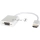 Переходник HDMI вилка на VGA розетка активный ADC-HM/GF [99-9698001]