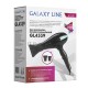 Фен для волос профессиональный Galaxy Line GL 4339, черный с бирюзовым, 2200 Вт, 2 скорости потока воздуха, 3 температурных режима, функция «холодный воздух», АС-мотор, защита мотора от перегрева, насадка-концентратор для ускоренной сушки, насадка-концен
