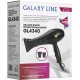 Фен для волос профессиональный Galaxy Line GL 4340, черный с зеленым, 2200 Вт, 2 скорости потока воздуха, 3 температурных режима, функция «холодный воздух», АС-мотор, защита мотора от перегрева, насадка-концентратор для ускоренной сушки, насадка-концентр