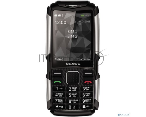 Мобильный телефон teXet TM-D314 черный